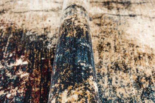 Wełniany Dywan Agnella Isfahan Grado Jasny Beż Abstrakcja