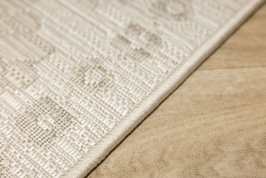 Dywan Sznurkowy Haga 03764A vizon/cream Krem Beż Ecru Ornament Outdoor