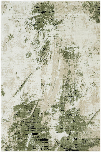 Dywan Bosa K437A cream/green Kremowy Zielony Abstrakcja