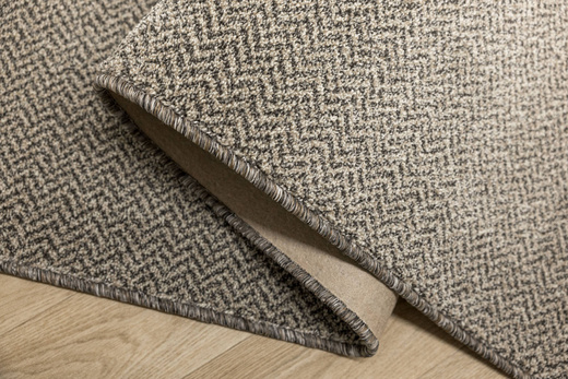 Dywan Monza-Special 177 Beż Krem Szary Jodełka Zygzaki Filc