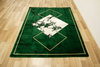 Dywan Diamond K4477Y green/green Marmur Romby Butelkowa Zieleń