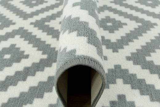 Antypoślizgowy chodnik romby szary 19 szerokość 67 cm