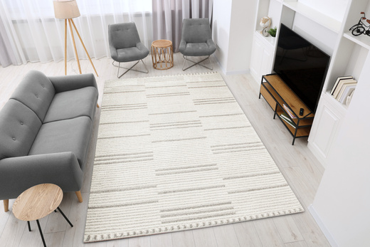 Dywan Aruba G151A Cream Krem Szary Paski