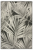 Dywan Sznurkowy Lejda 12506/591 Antracyt Beż Liście Palmy