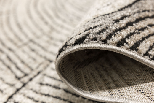 Dywan Matara P156A l.grey/sp.antr Szary Beż Krem Pień