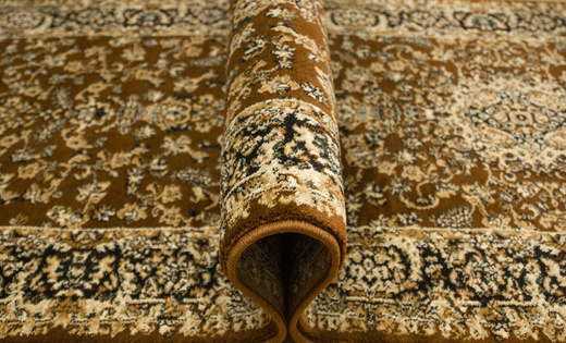 Chodnik 3544A brown/black Ornament Brąz Beż Czerń szerokość 80 cm