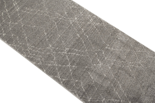 Chodnik Loris G250A D.Grey Szary Krem Przecierane Linie szerokość 80 cm