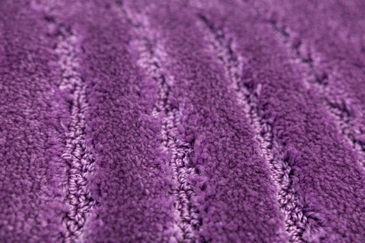 Dywanik Łazienkowy Antypoślizgowy Sara Fioletowy Fale