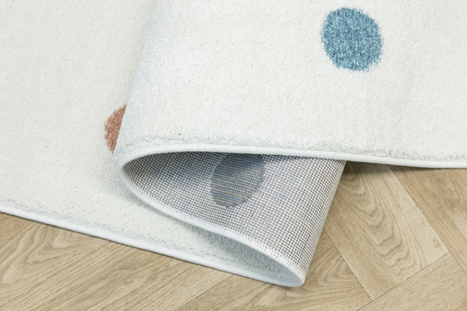 Dywan Dziecięcy Lima C275A cream/lila Krem Kropki