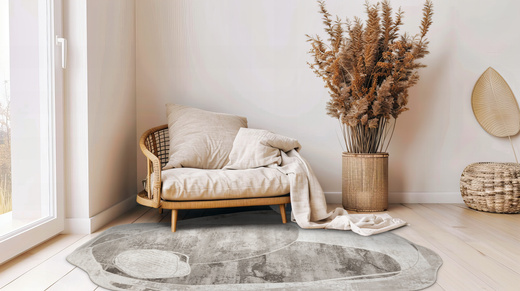 Dywan Selenne GS003A Cream/Beige Szary Beżowy Ksztalt