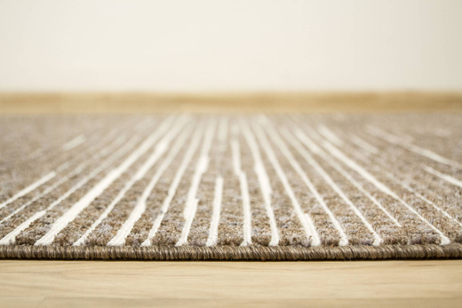 Chodnik Mix 40912-80 Brąz Krem Paski szerokość 100 cm