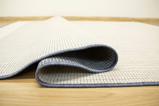 Dywan Dwustronny Sznurkowy Brussels 205664/10310 Ocean Niebieski Krem Outdoor