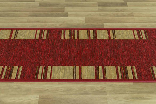 Antypoślizgowy Chodnik Adagio 31 bordo szerokość 80 cm