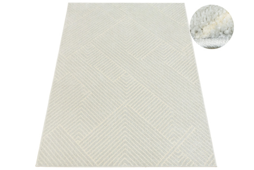 Dywan Matara N963A l.grey/sp.cream Jasny Szary Krem Linie