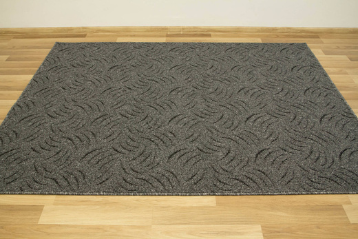 Dywan Presto 75 Grey Melanż Ciemny Szary Czarny