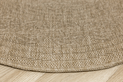 Okrągły Dywan Sznurkowy 08868A Jute Indiana Laomi Beż Rozeta Outdoor