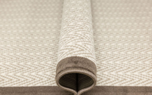 Chodnik Luna 503236/97944 Choco Jodełka Beż szerokość 70 cm