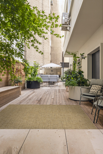 Dywan Sznurkowy Ella ST048A brown/brown Beż Brąz Outdoor