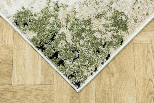 Dywan Bosa K437A cream/green Kremowy Zielony Abstrakcja