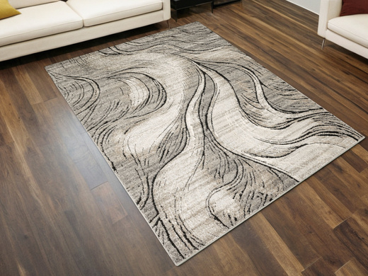 Dywan Matara P176A m.grey/sp.antr Szary Fale