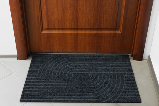 Wycieraczka Antypoślizgowa Tłoczona T-008 Grafit Geometria