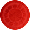 Dywanik Okrągły Łazienkowy Antypoślizgowy Ocean Czerwony