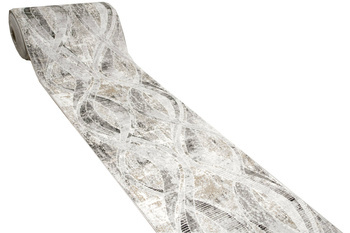 Chodnik Maya PR739 grey/b Szary Wstęgi szerokość 100 cm
