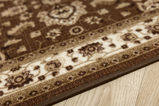 Chodnik Antypoślizgowy Antico 17 Brąz Ornament szerokość 100 cm