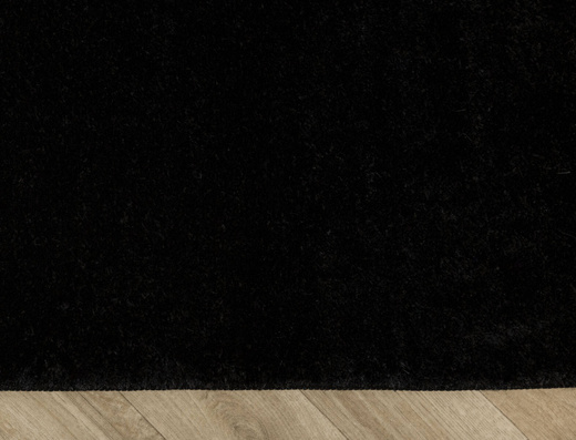 Dywan Shaggy Antypoślizgowy Malmo Czarny