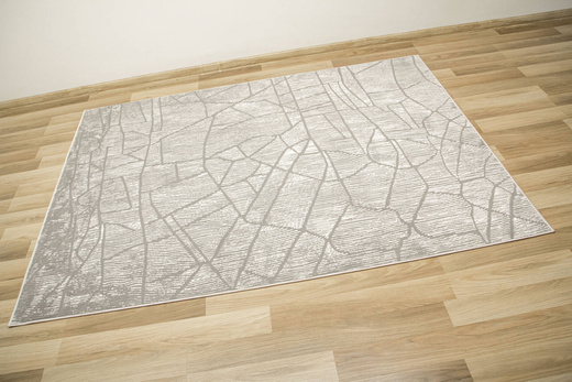 Dywan Opal F438A grey/cream Srebrzysty Szary Krem Tynk