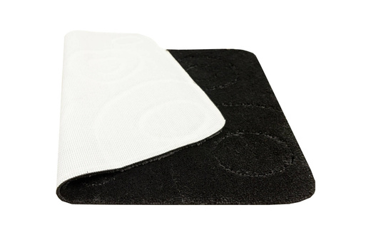 Dywanik Łazienkowy Antypoślizgowy Galaxy Black Czarny Koła