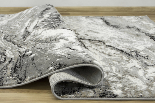 Dywan Exclusive 100 grey/black Szary Czarny Beż Marmur