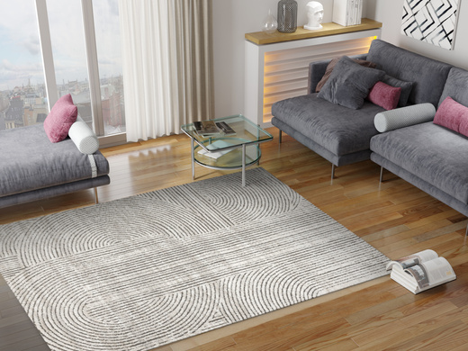 Dywan Matara P170A sp.antra/l.gre Beż Grafit Kaszmir Geo