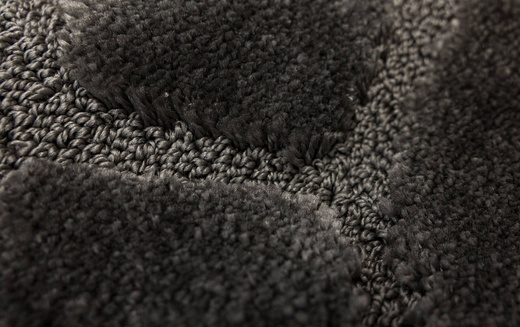 Dywanik Okrągły Łazienkowy Antypoślizgowy Ocean Ciemny Szary