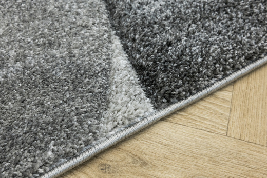 Dywan Kandy N402A m.grey/antraci Fale Abstrakcja Szary Grafit Fryz