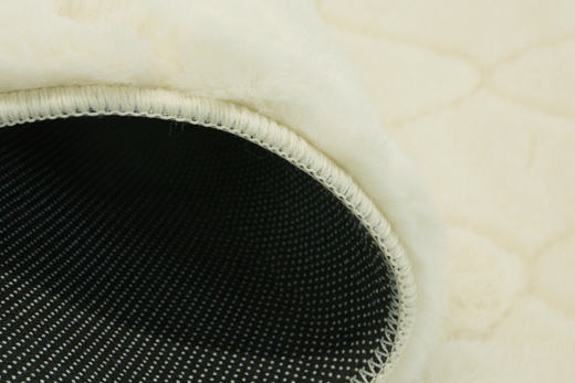 Dywan RABBIT 3D Cream Romby Pluszowy