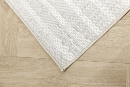 Dywan Sznurkowy Haga 03606E cream/l.grey Szary Krem Geometria Outdoor