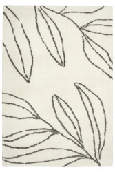 Dywan Shaggy 74303/960 Lille Krem Szary Liście