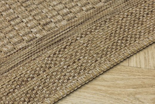 Dywan Sznurkowy Ella ST036A brown/brown Beż Brąz Ramka Outdoor