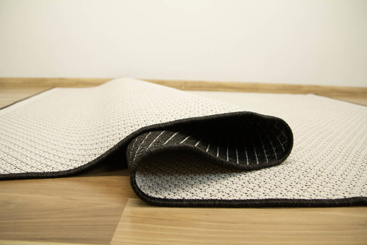 Dywan Dwustronny Sznurkowy Brussels 205668/10110 Night Antracyt Krem Romby Kratka Outdoor