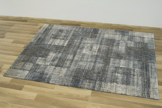 Dywan Kentucky 510 blue Niebieski Kwadraty