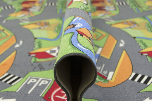 Dywan Little Village uliczki na filcu