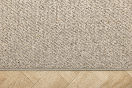 Wełniana Wykładzina Pętelkowa Nelson 75 Szary szer. 5 m