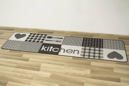 Antypoślizgowy Dywan Kuchenny Flex 19053/08 grey Kitchen