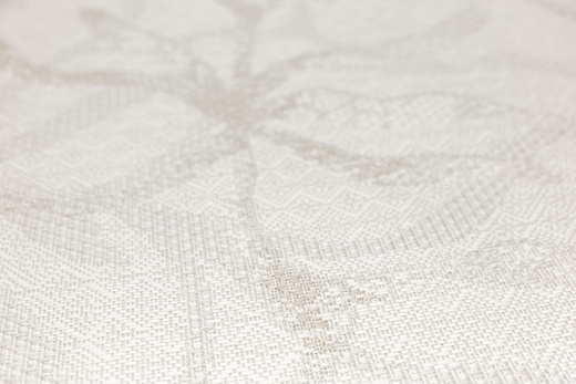 Okrągły Dywan Sznurkowy Haga 04720A l.grey/cream Szary Beż Krem Kwiaty Outdoor