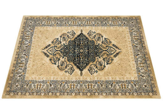 Wełniany Dywan Isfahan Brenda Jasny Beż Ornament