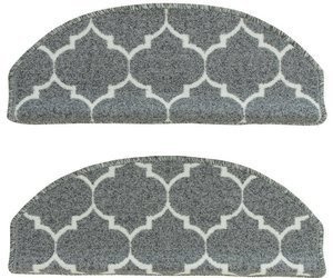 Nakładki półokrągłe clover koniczyna marokańska jasny szary