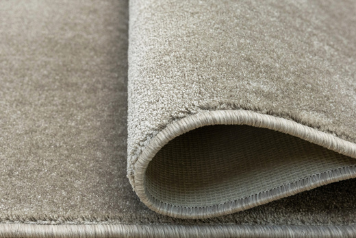 Dywan Glamour-Sub 112 Lśniący Srebrzysty Szary Beż Kaszmir na jucie