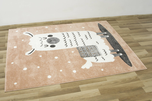 Dywan Dziecięcy Lima 9486A rose/cream Róż Krem Lama