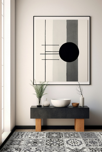 Antypoślizgowy Chodnik Patchwork Szary szerokość 67 cm